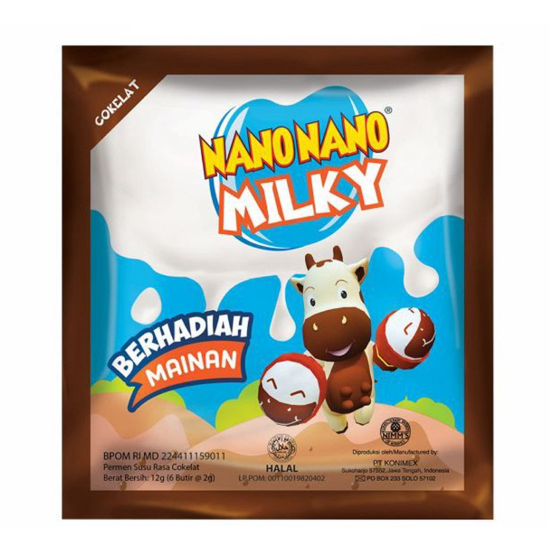 

NANO NANO Milky Cokelat 12 g