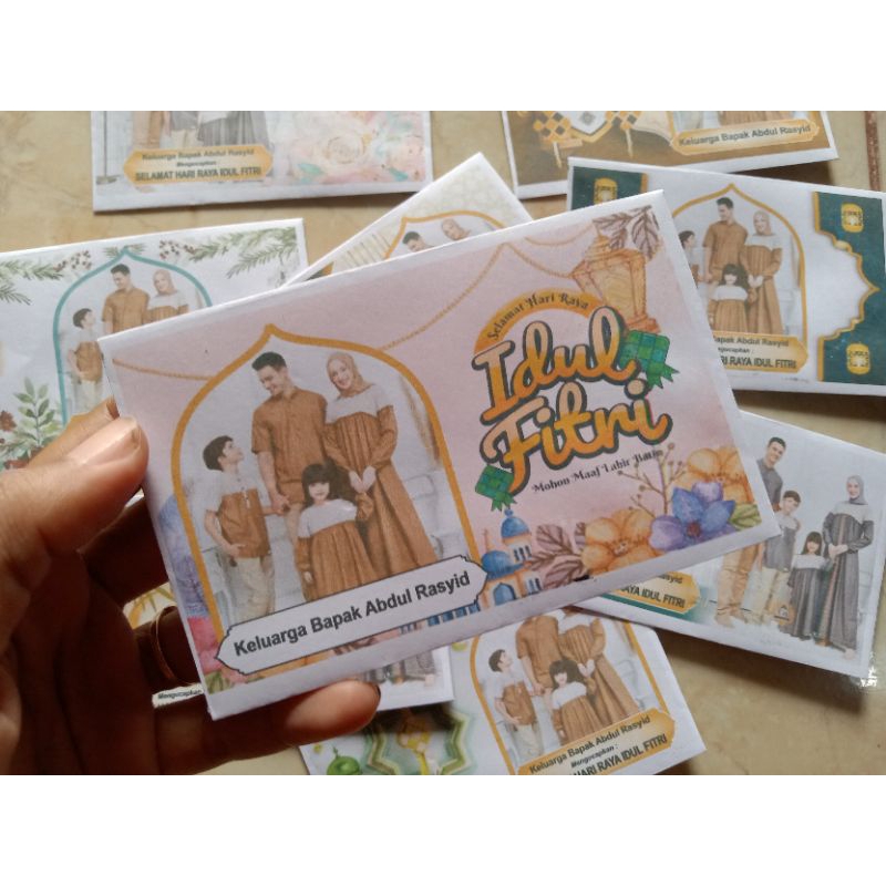 

AMPLOP LEBARAN CUSTOM FOTO DAN NAMA