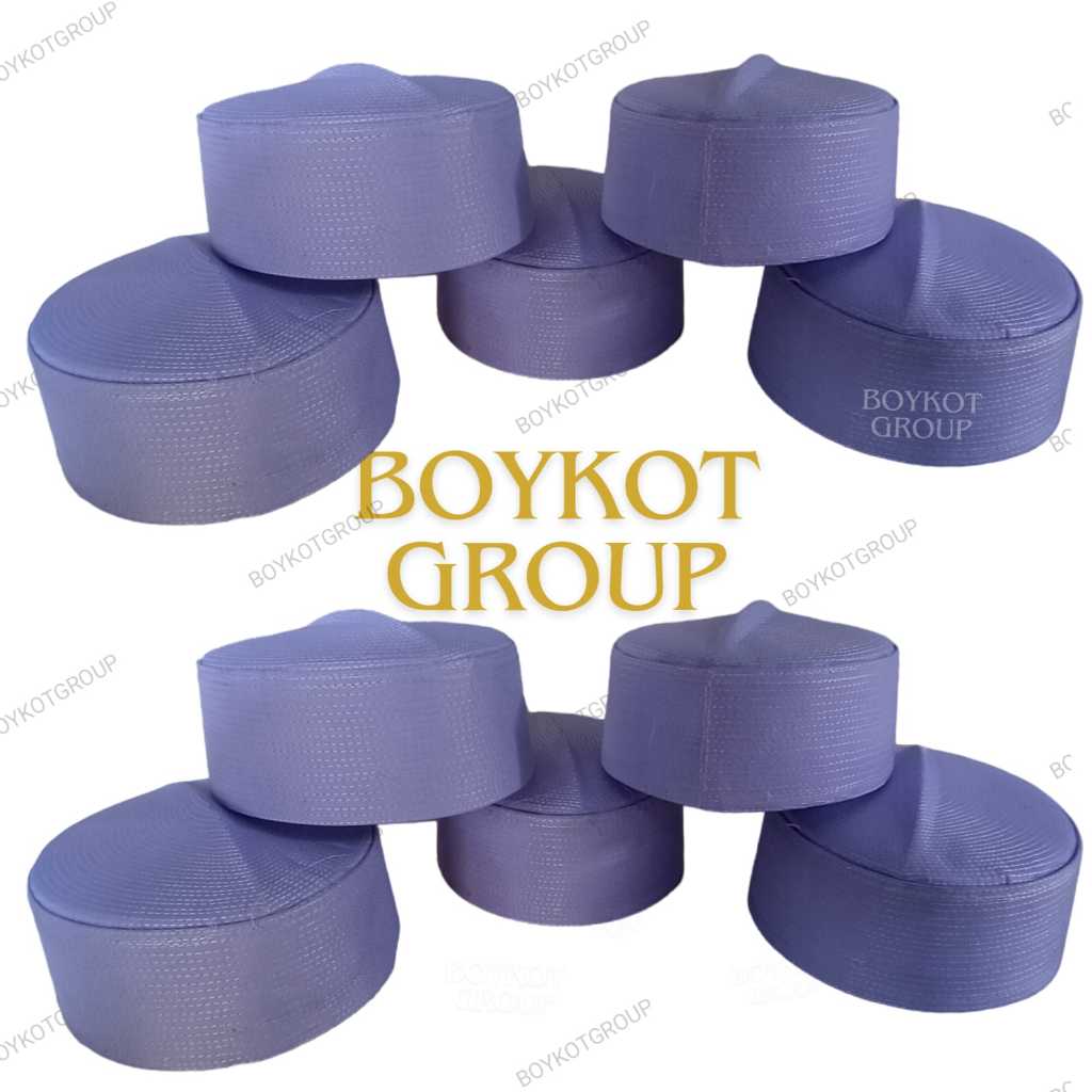 Peci mika putih pendek (Habib Bahar) Tebal halus songkok Kalbut kopiah oleh oleh haji