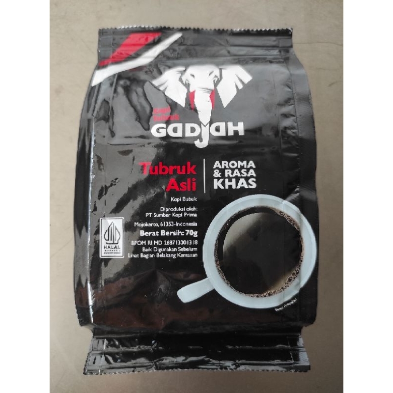 

KOPI TUBRUK GADJAH 70gr