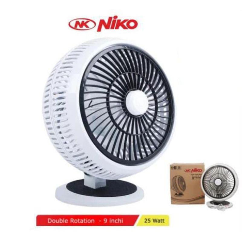NIKO  Kipas Angin Niko Nk-906A / Kipas Angin Meja / Kipas Angin Desk Fan 9 Inch