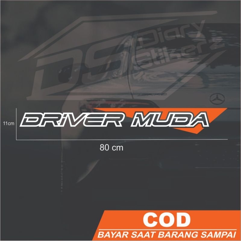 stiker driver muda | cutting stiker murah