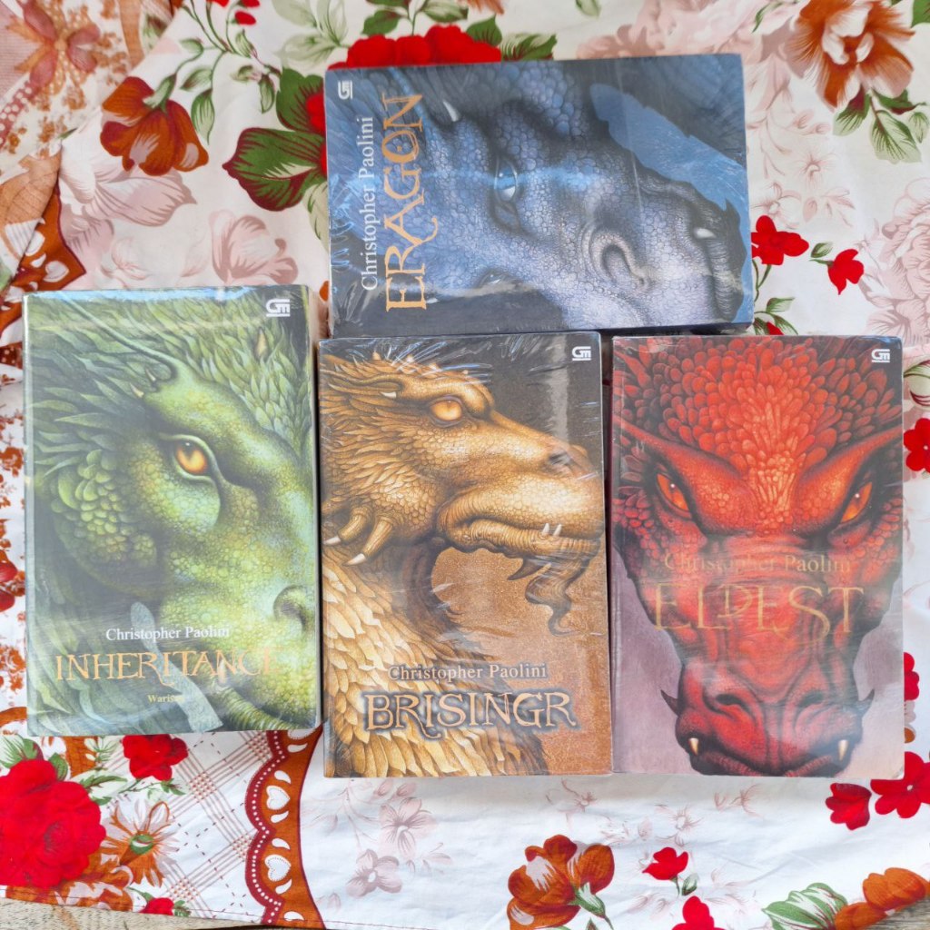 Jual 1 Set Novel Eragon Cove Baru