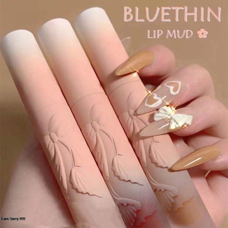 Lameila/Maxfine Ribbon Butter Lip Glaze Korean Lipstick Lip Cream Waterproof
