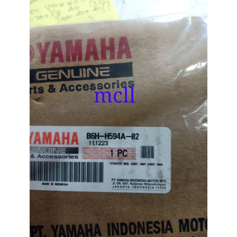 ECU N MAX NEW ORIGINAL YAMAHA B6H-H594A-02