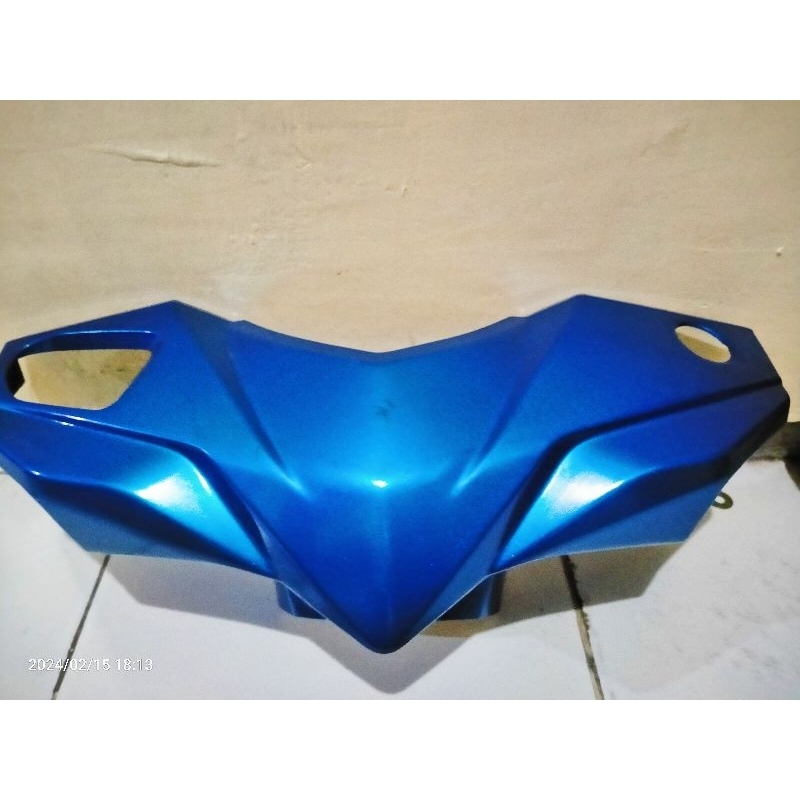 batok kepala depan Beat Fi Biru Original copotan