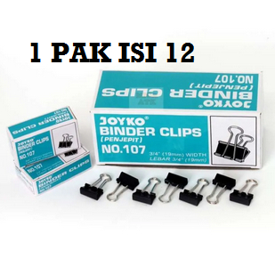 

BINDER CLIP NO 107 1 PACK ISI 12 PCS