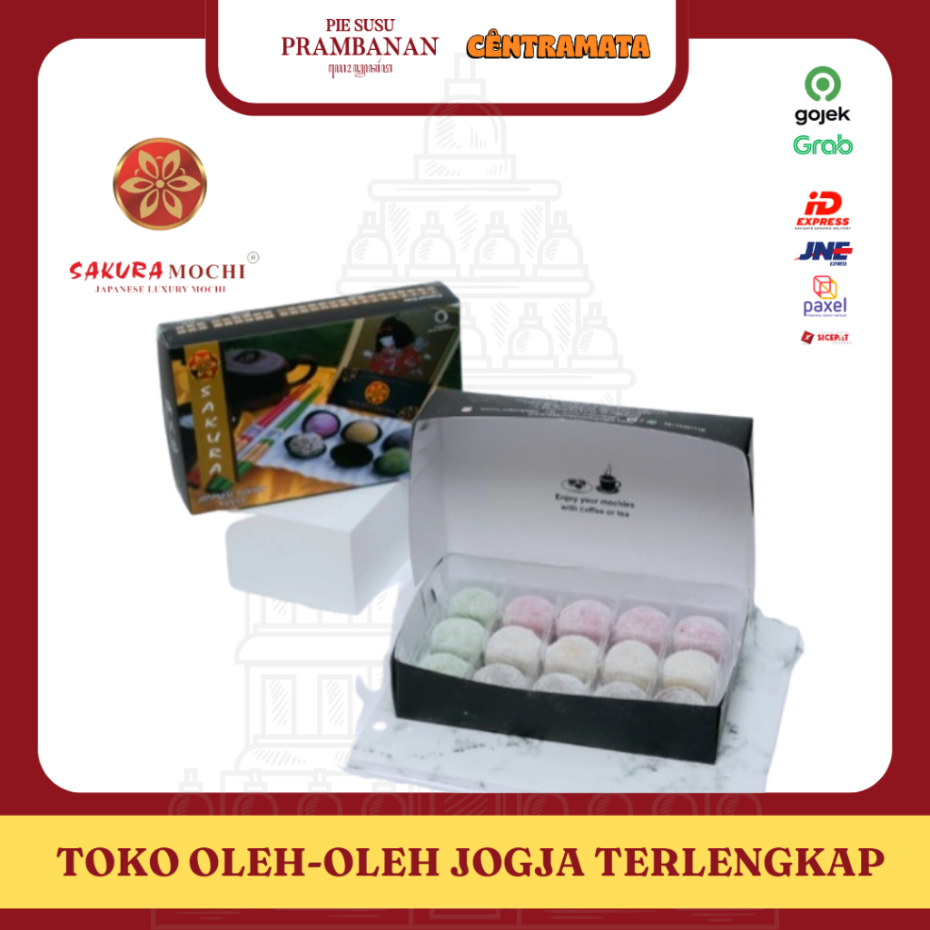 

Mochi Sakura Hemat 15 pcs | Oleh-Oleh khas Jogja