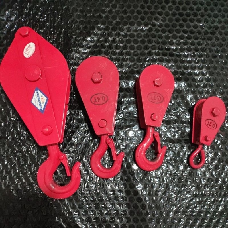 katrol mini besi kerekan kapal kerekan sumur timba 0,2T 1,62 inch