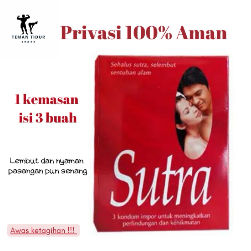 K0NDOM SUTRA VARIAN MERAH-HITAM-BERGERIGI ISI 3 K0ndom untuk Sex oral dan anal