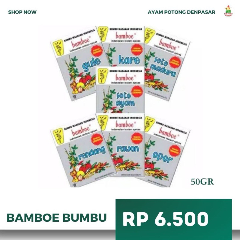 

BAMBOE BUMBU 50gr