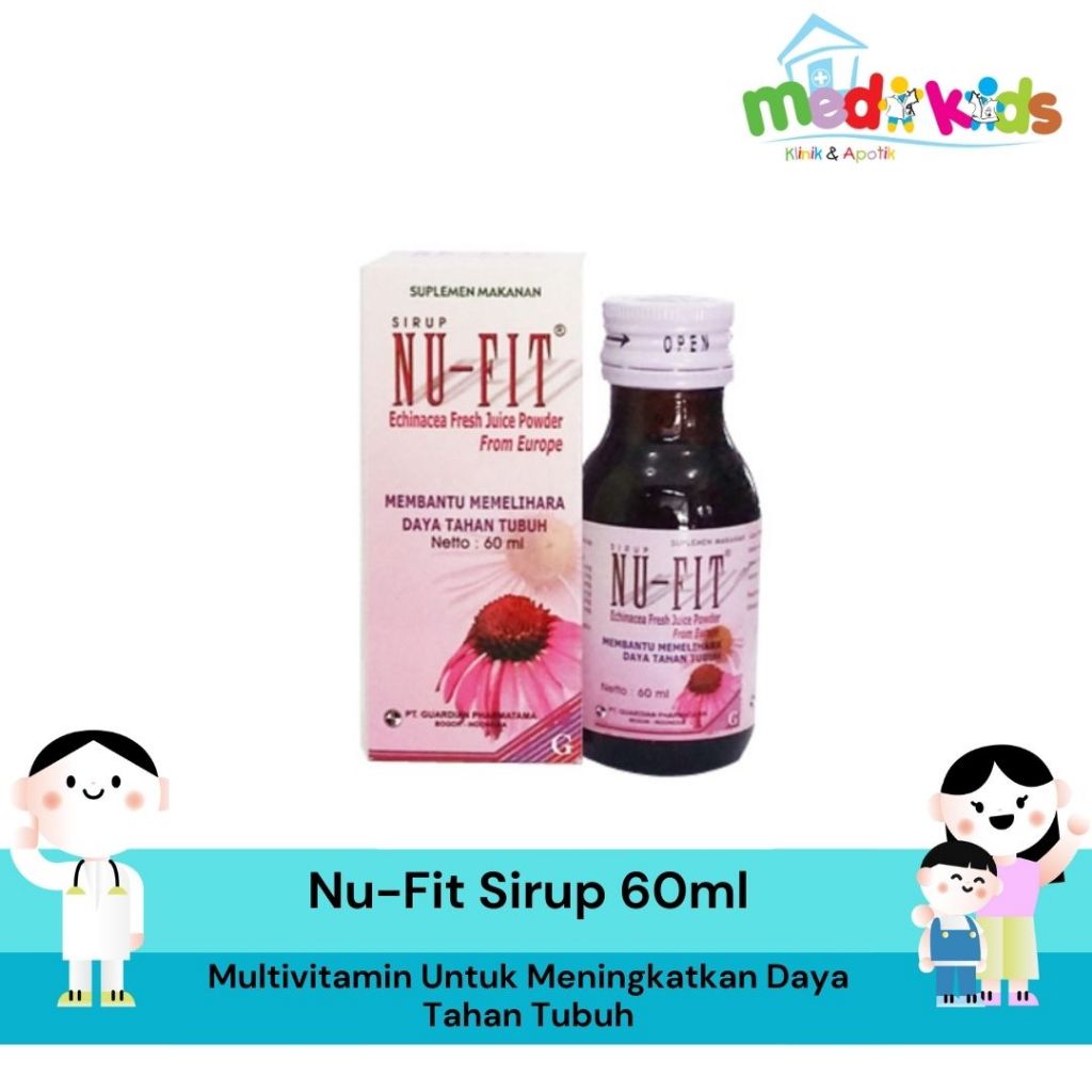 NU FIT Nufit NU-FIT Sirup Syrup 60ml Vitamin Imun