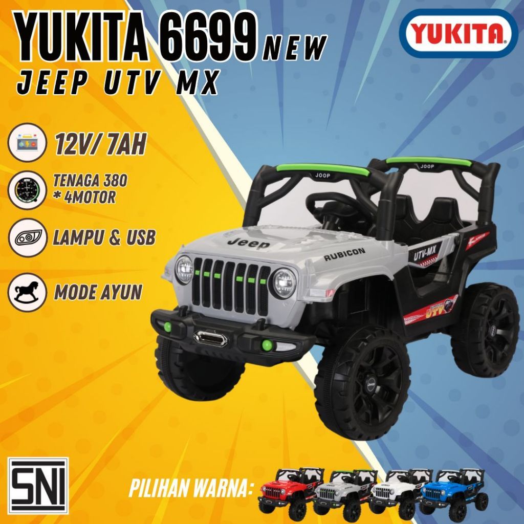 YUKITA 6699 New Edition jeep UTV-MX Mainan Anak Mobil Aki