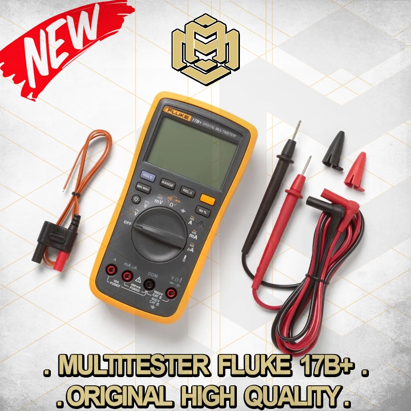 Multitester Digital Fluke 17B Max Original / Avometer Digital Fluke 17B Max / Multitester FLUKE 17B+