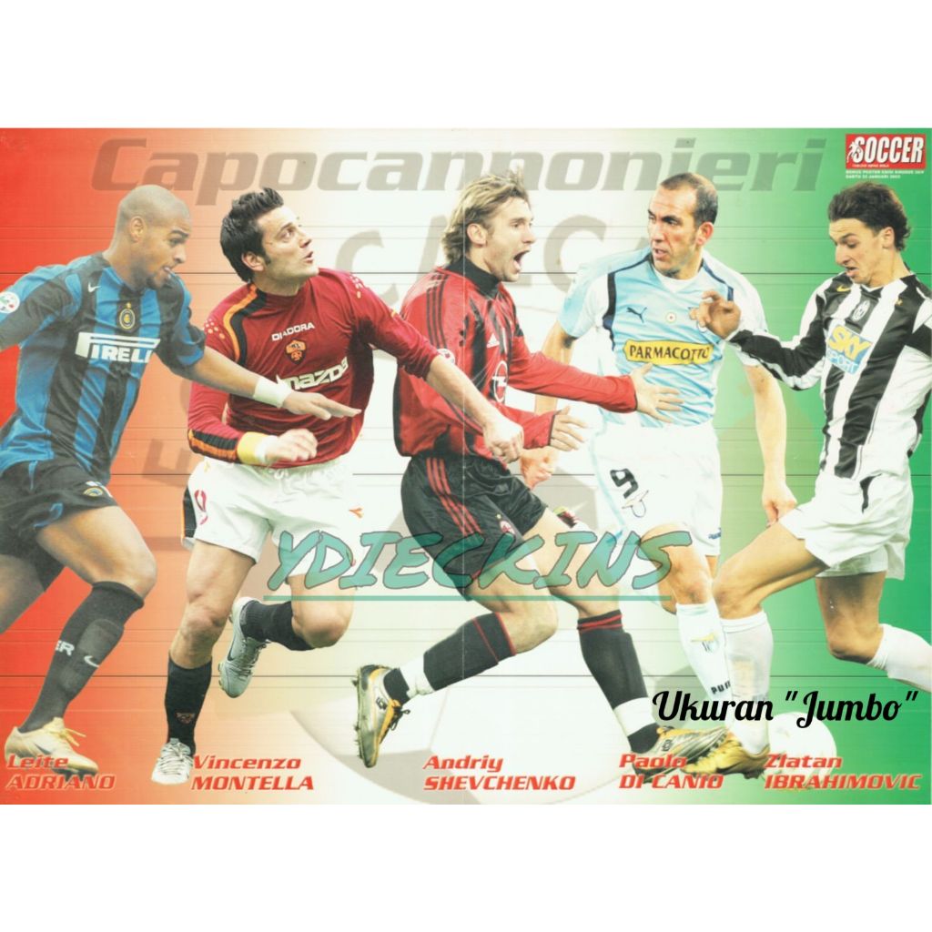 Koleksi Bola Edisi Poster Tabloid Soccer "Capocannonieri"
