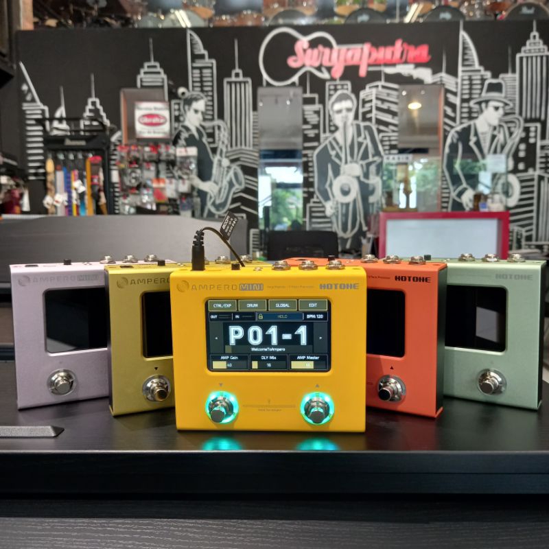 Hotone Ampero mini Multieffect pedal