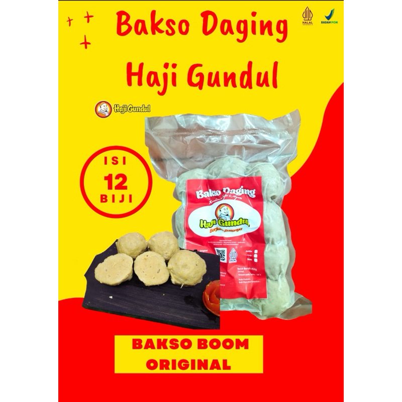 

Bakso Daging Haji Gundul - Varian BOOM ORI