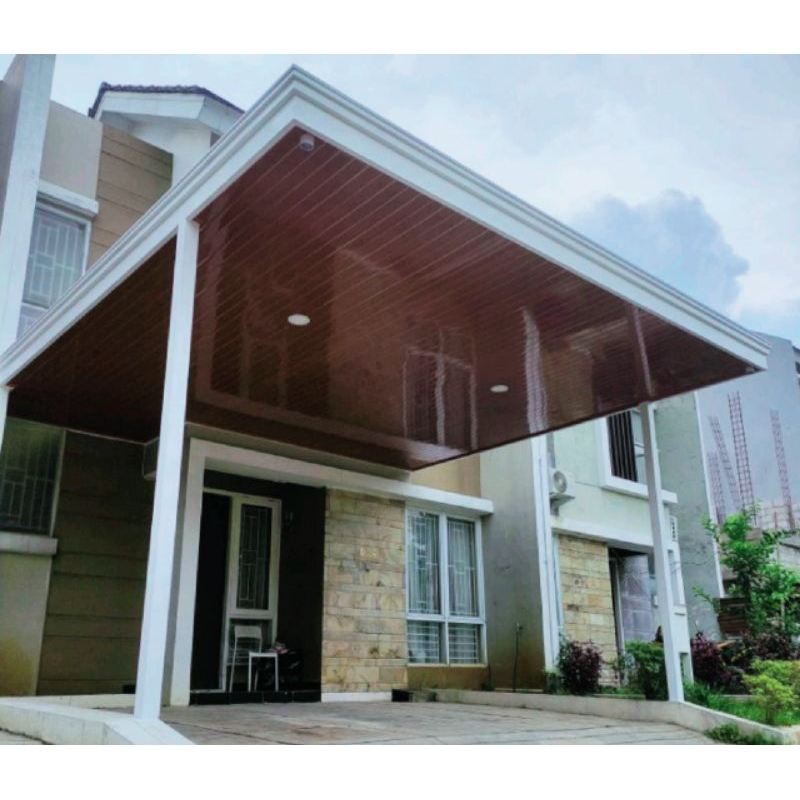 canopy plafon PVC kanopi premium modern harga per meter persegi sudah berikut pasang terima beres