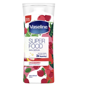 Vaseline Body Lotion Superfood Skin Serum Cranberry 200 ml