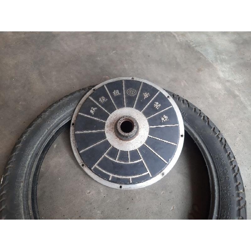 BLDC sepeda listrik Cover tutup bldc dinamo sepeda listrik 16" 8 lubang baut copotan