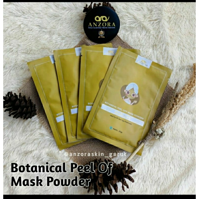 Peel of mask powder Anzora/Anzora skincare/Anzora beauty/skincare halal/skincare BPOM