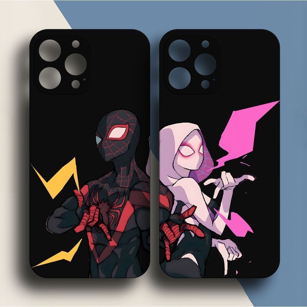 #NC02 Case Procamera  Couple Spiderman  For OPPO/VIVO/REDMI/REALME/SAMSUNG/INFINIX/ITEL/TECNO/SAMSUN