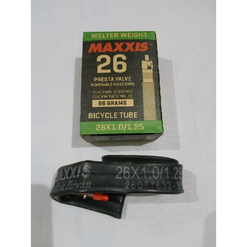 TUBE - BAN DALAM MAXXIS 26x 1.0/1.25 FV 35MM ; 26x1.5/2.5 48MM ; 26x1.90/2.125 FV 60 MM