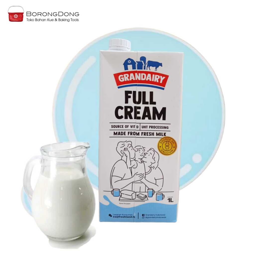 

Grandairy Susu UHT Full Cream 1 Liter