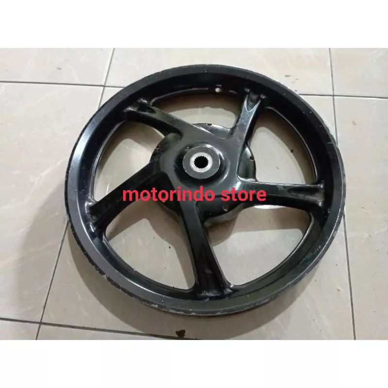 pelek velg belakang motor soul GT 125 blue core/ Mio m3/Mio z ORI copotan