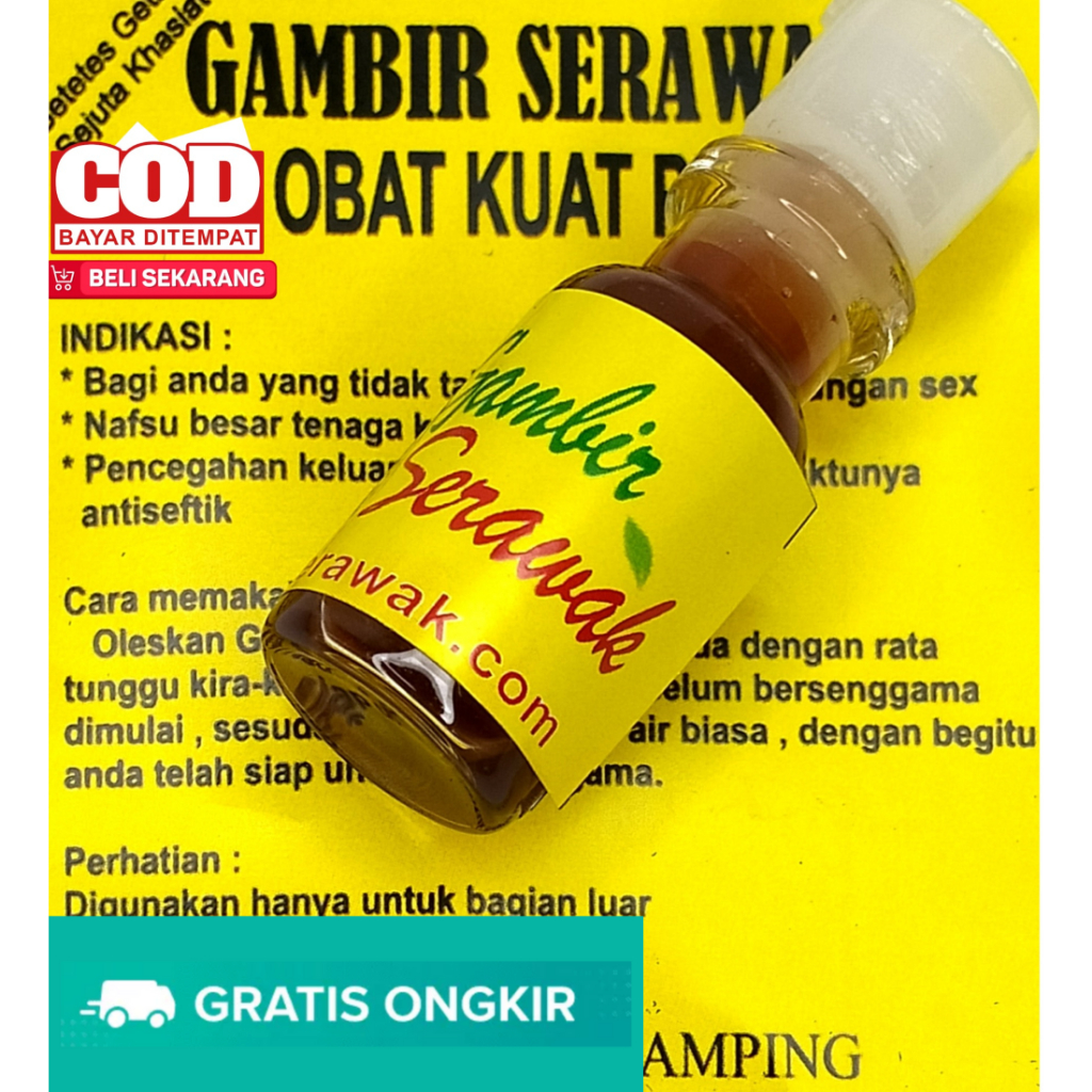 Obat oles pria tahan lama Gambir Serawak Malaysia original ampuh asli PRIVASI AMAN