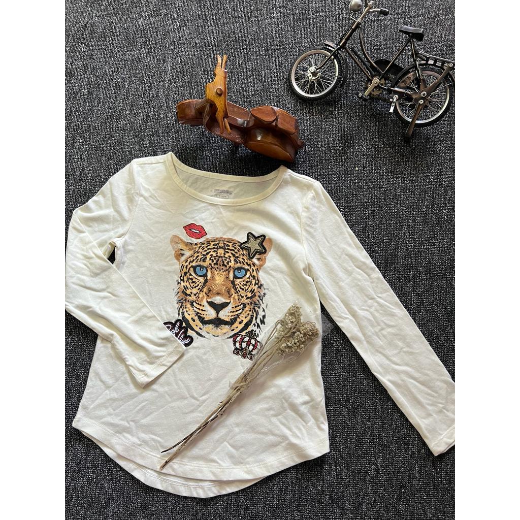 Kaos Atasan lengan panjang anak Cream