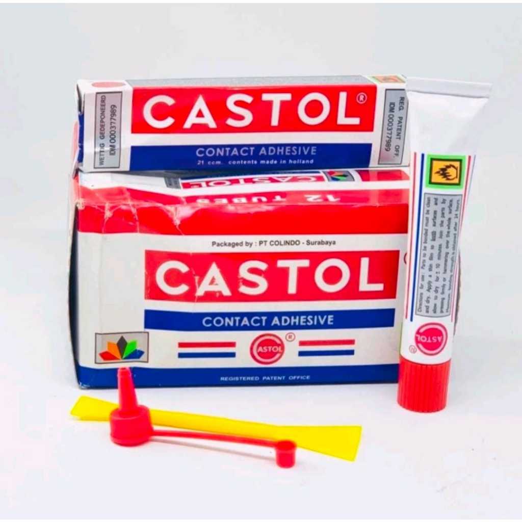 

Lem Castol Mini / Tanggung / Besar Original