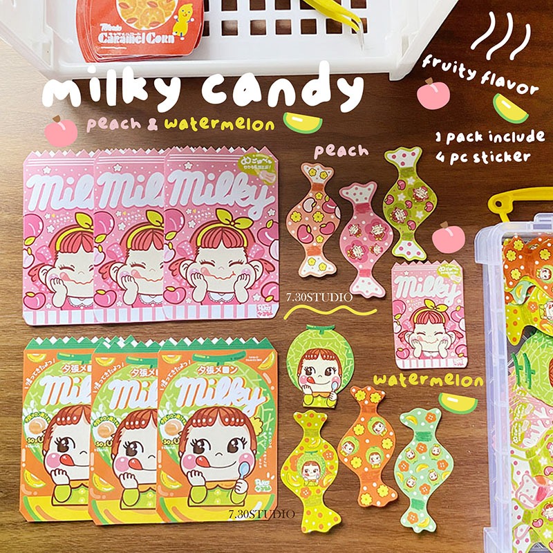 

Peach watermelon Milky peko candy - stiker lucu