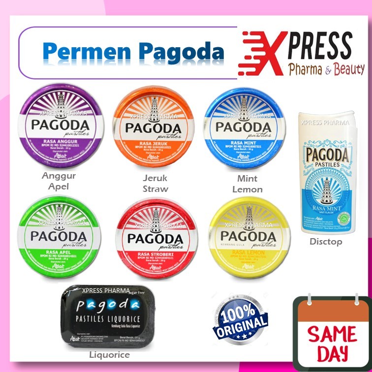 

⚡XPRESS⚡ Besar 20 g Permen Pagoda Pastiles