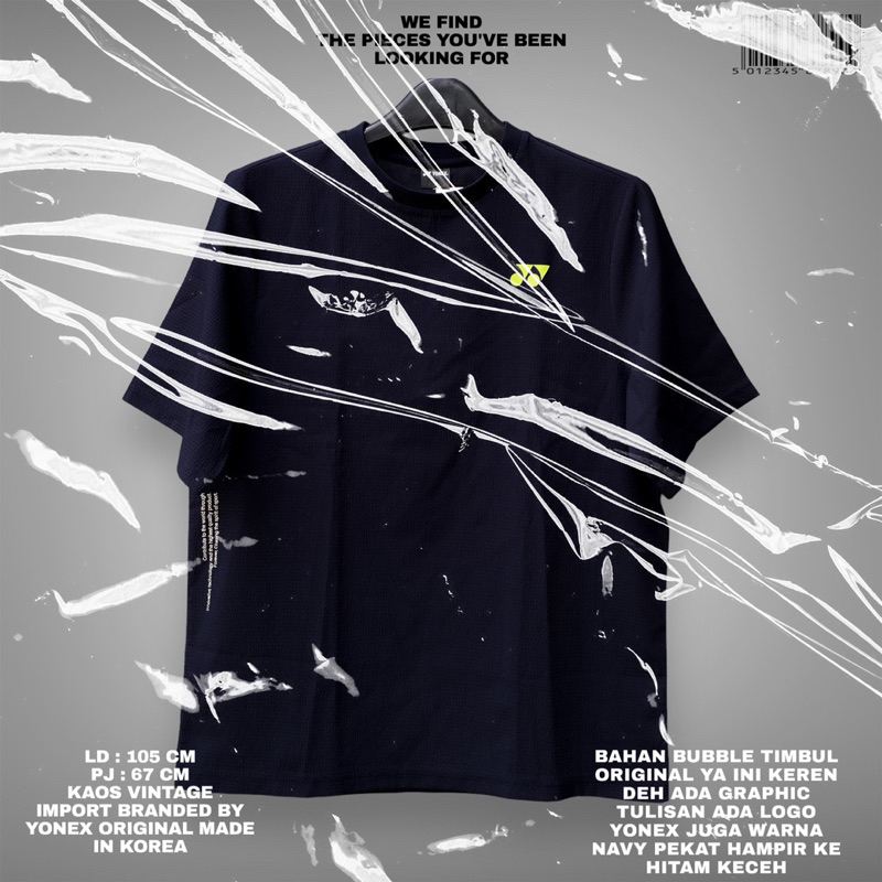 KAOS IMPORT/KAOS YONEX ORIGINAL/KAOS OLAHRAGA/KAOS PRIA WANITA/KAOS IMPORT/YONEX/YONEX ORIGINAL