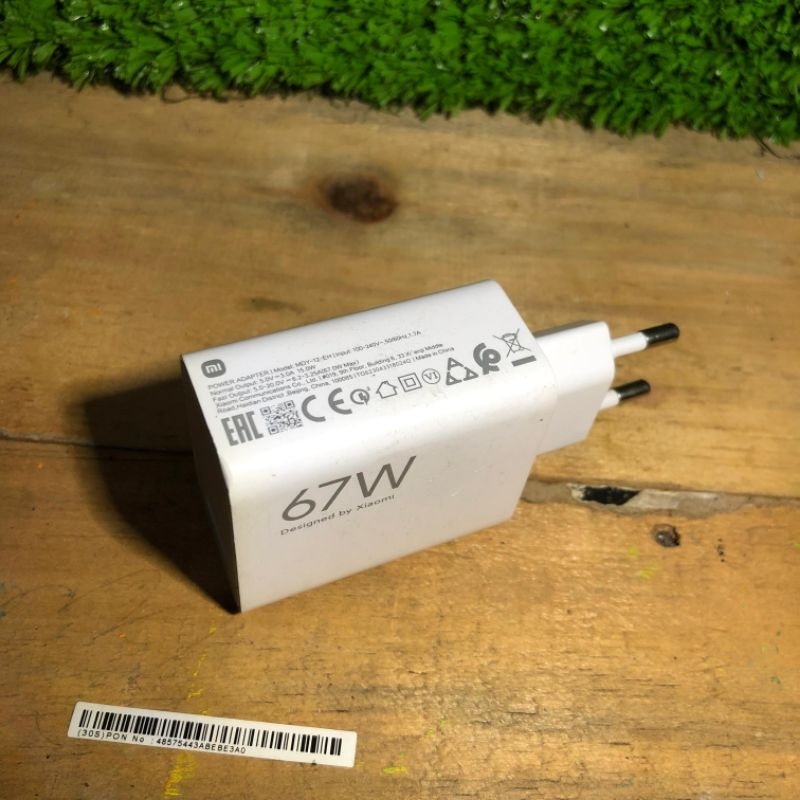 Charger Xiaomi 67watt Original Bawaan Poco | Redmi NoteOriginal 100%, Kondisi Bekas & Normal
