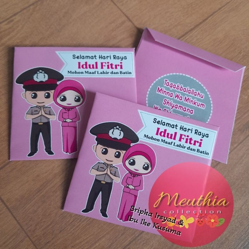 Angpao Amplop Bhayangkari Custom Nama