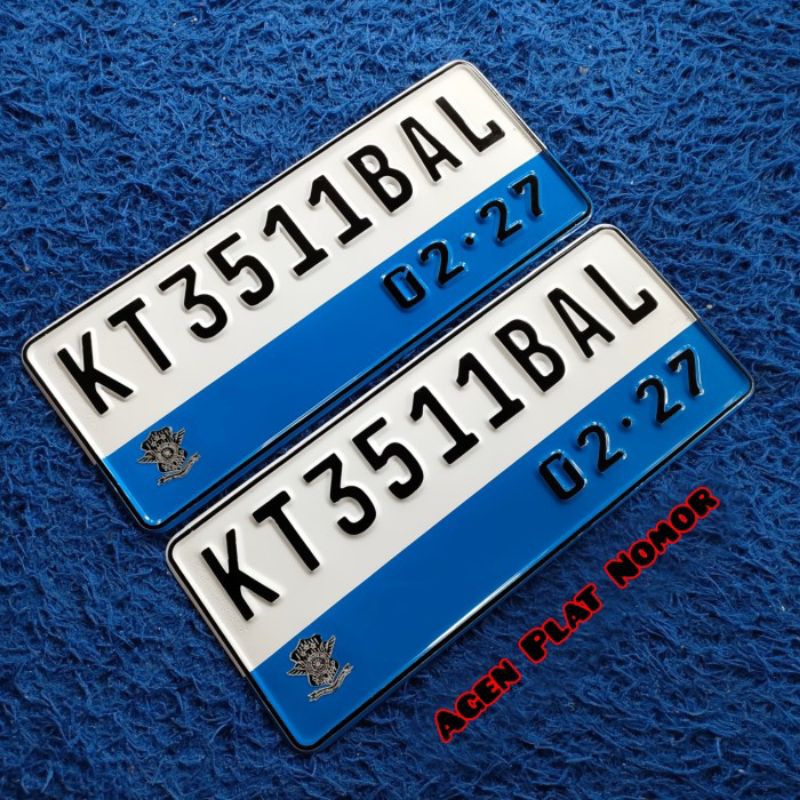 PLAT NOMOR MOBIL /MOTOR LISTRIK