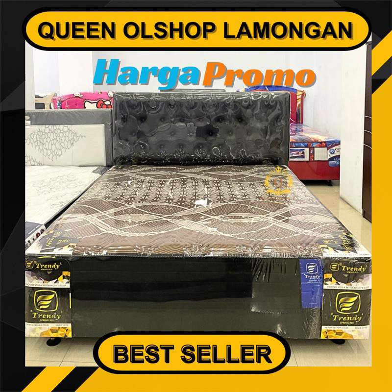 [PROMO] Springbed Boxy Trendy Full Set 160 180x200