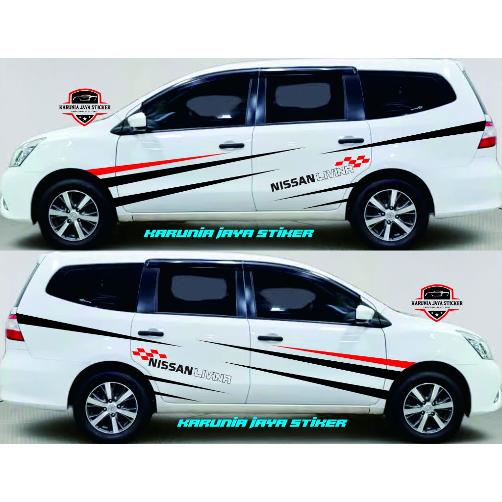 stiker sticker mobil livina stiker grand livia list stripe mobil nissan