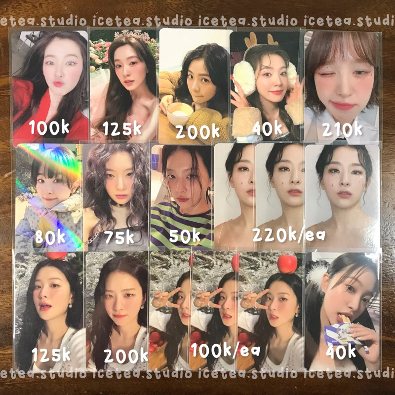 [READY STOCK TAKE ALL ONLY]  red velvet irene kunti finale princess feel my rhythm latte pink christ