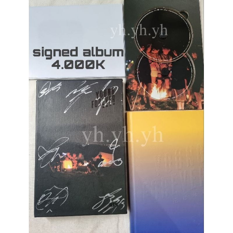 [ready] bts signed album young forever night