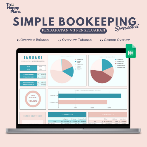 

PENDAPATAN VS PENGELUARAN (SIMPLE BOOKEEPING)