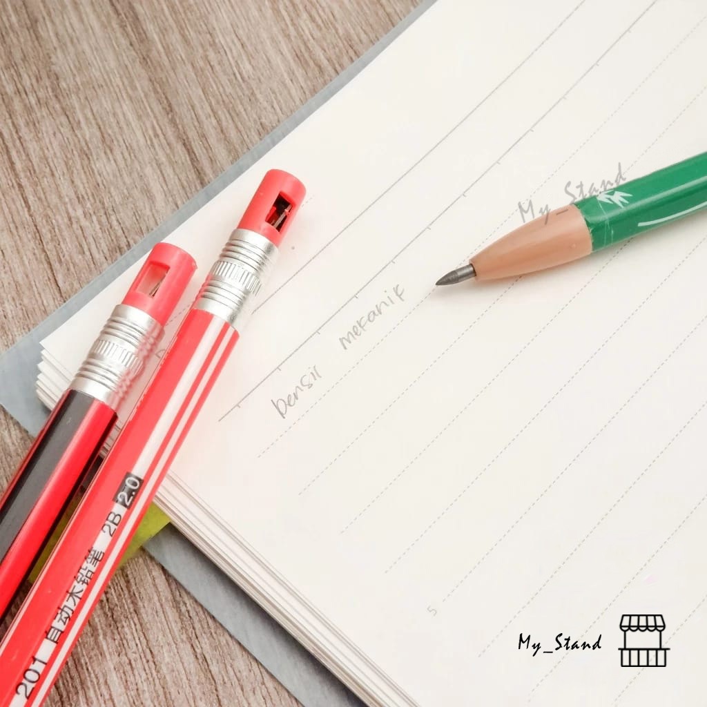 

Pensil Mekanik 201 2mm Model Jadul Pensil Cetek Alat Tulis Sekolah dan Kantor Mechanical Lucu Unik