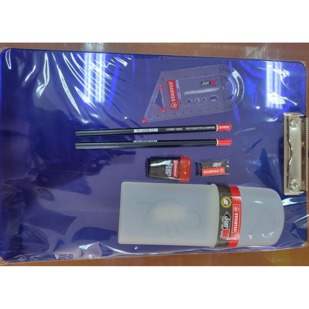 

Stok banyak Paket ujian stabillo kumplit papan dada 86