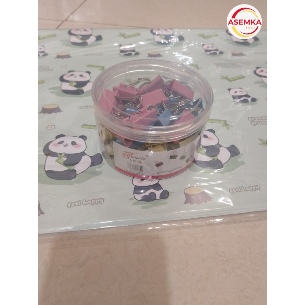 

Binder Clip / Klip Kecil / Klip Warna / Penjepit Kertas 105 Combo - Binder Clip 10drum