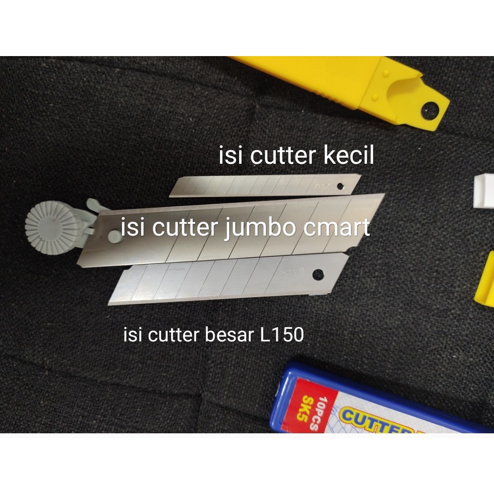 

Paling Dicari isi cutter jumbo cmart taiwan isi cutter karpet setara sdi 142 untuk sdi 445C GFJ