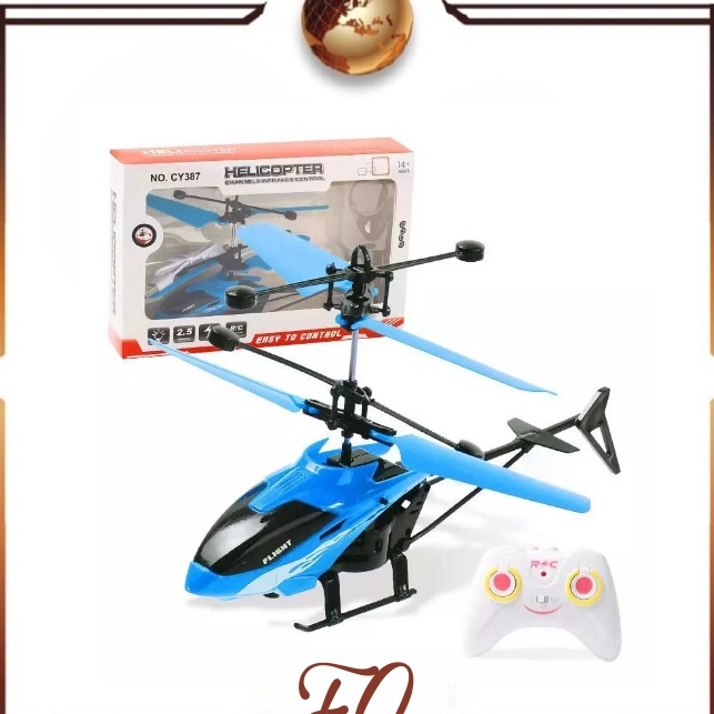 Terbaik FO Helikopter Helicopter Remote Remot Anti Banting Control Mainan Jarak Jauh Tahan Mainan He