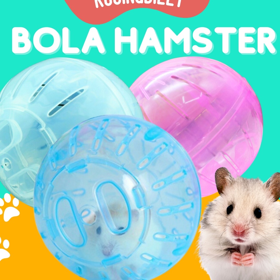 HJ6 BOLA HAMSTER mainan bola hamster jogging ball