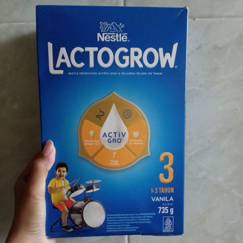 

Lactogrow 3 rasa Vanila 735 gram